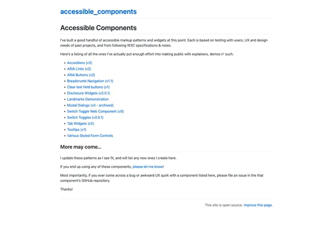screenshot of Accessible_components