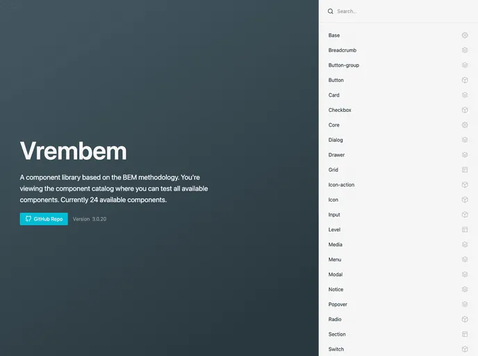 screenshot of Vrembem