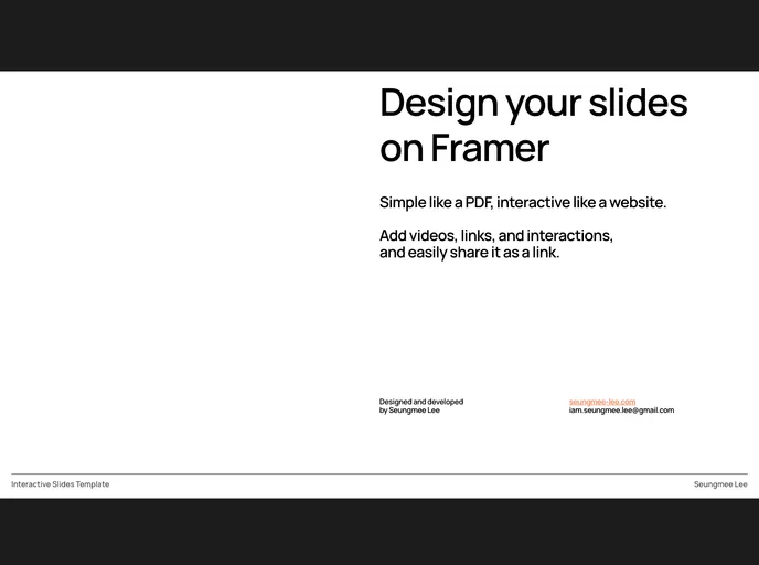 screenshot of InteractiveSlides