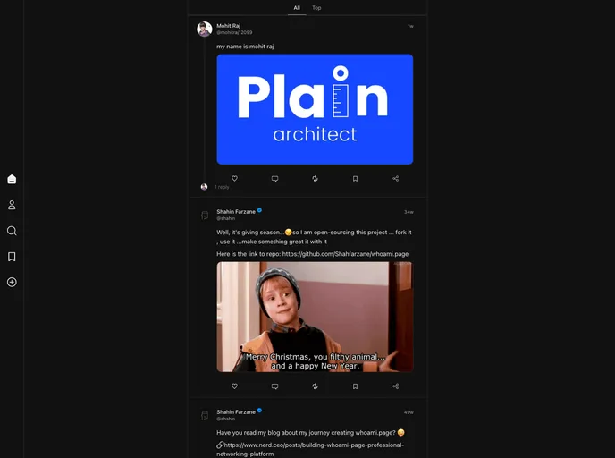 screenshot of Whoami.page