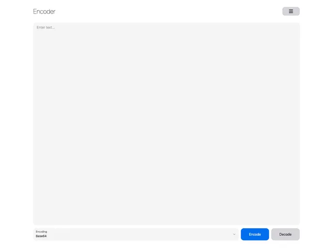 screenshot of Encoder