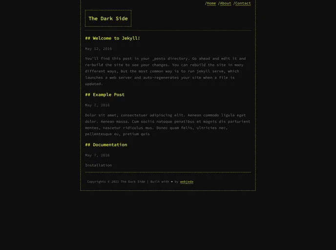 screenshot of Dark Side