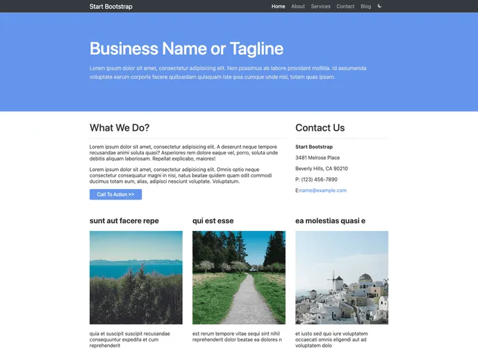 screenshot of Sveltekit Walkthrough Website