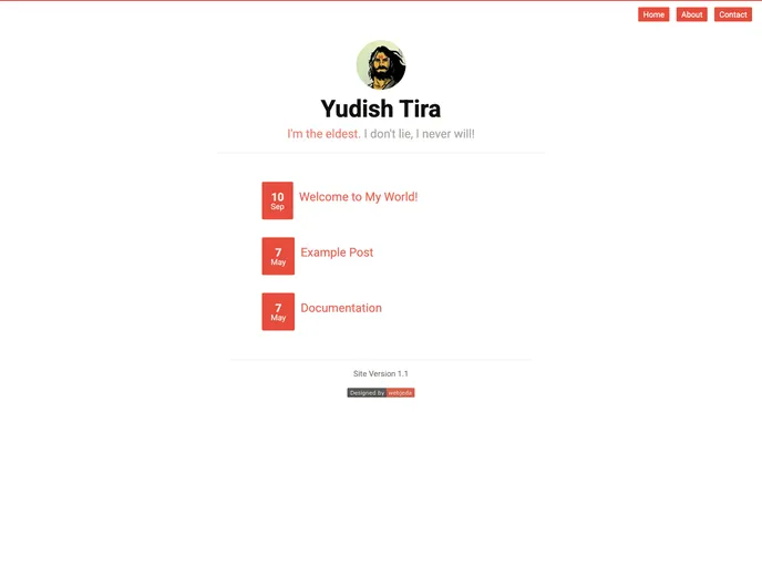 screenshot of Yudish
