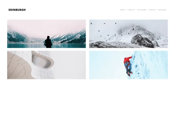 screenshot of Hexo Theme Edinburgh