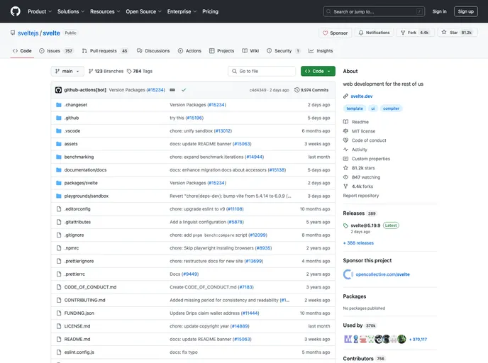 screenshot of Gulp Svelte