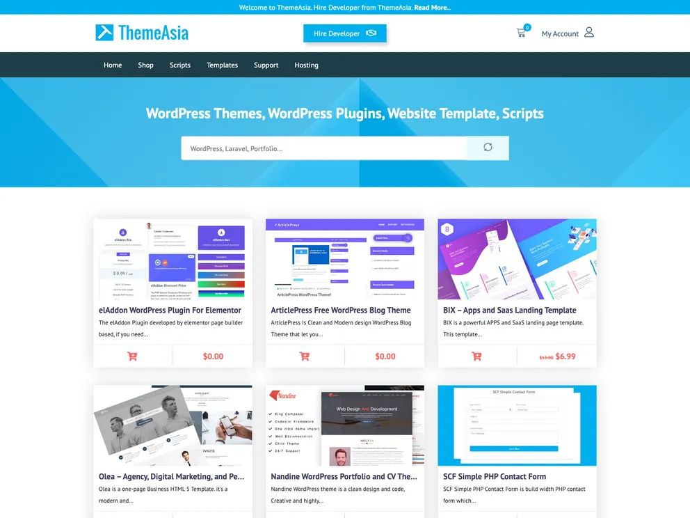 screenshot of FrontEndQuickStartPack