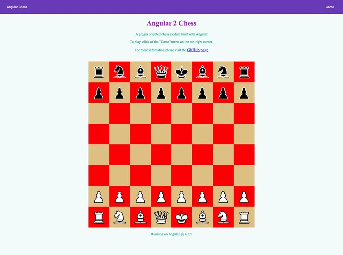 screenshot of Ngx Chess
