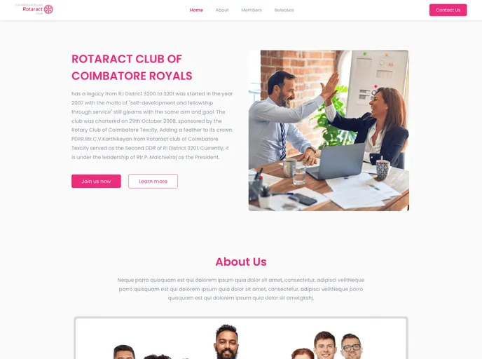 screenshot of RoyalConnect2k24