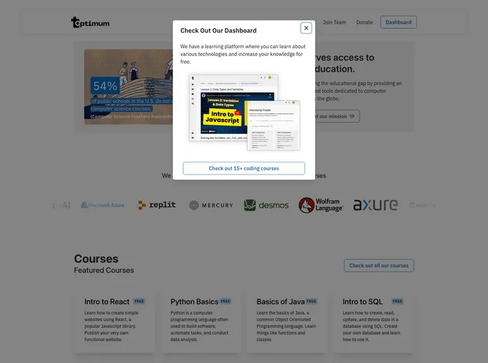 screenshot of Techoptimum.org