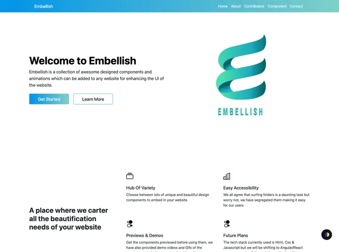 screenshot of Embellish