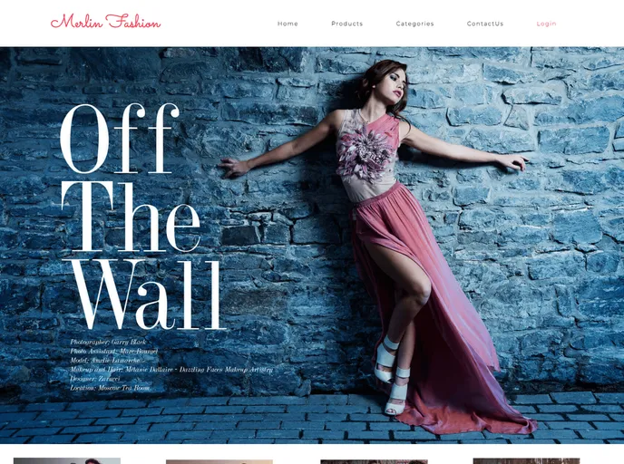 screenshot of Merlin Fashion