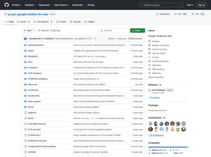 screenshot of GTMNSString HTML