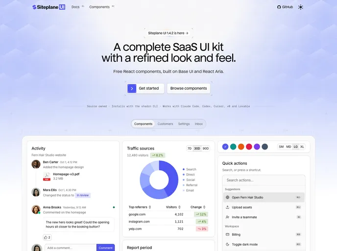 Siteplane UI screenshot