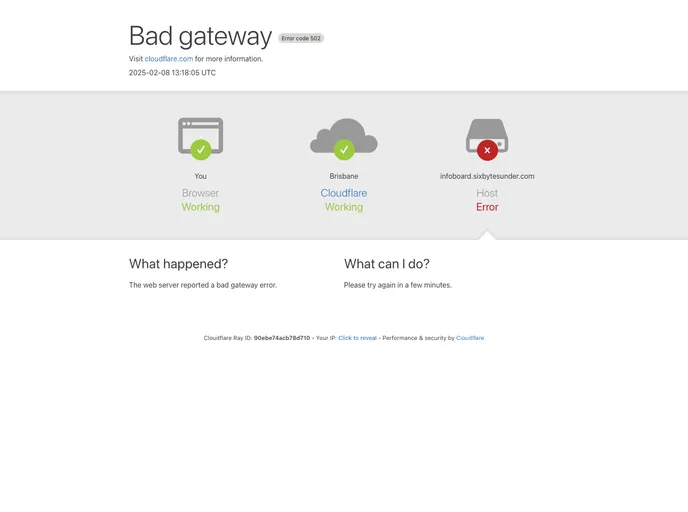screenshot of Infoboard