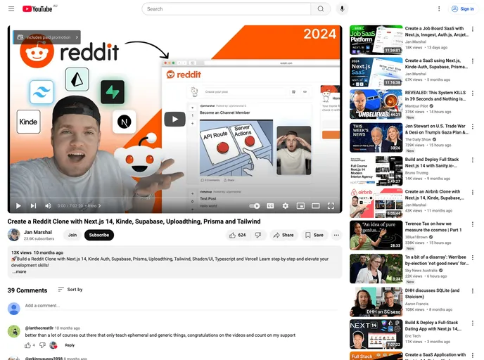screenshot of Reddit Yt