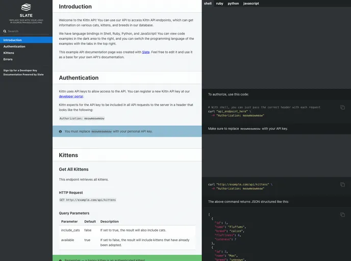 screenshot of Slate