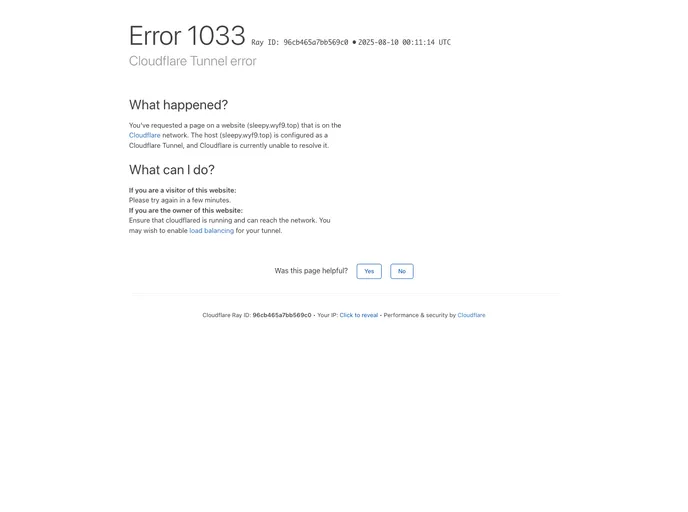 screenshot of Sleepy