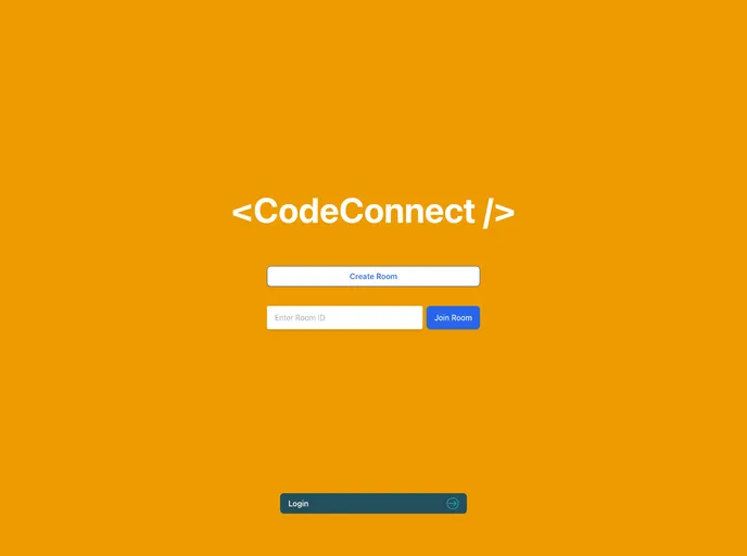 screenshot of CodeConnect Frontend