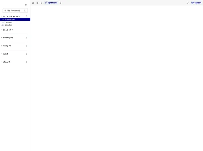 screenshot of Dsfr Connect