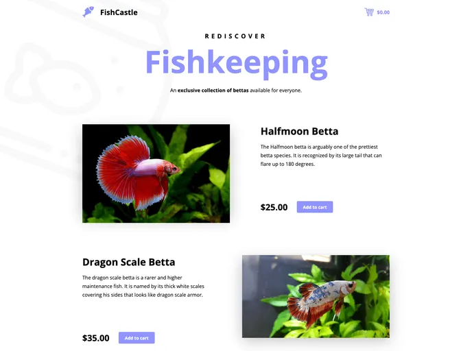screenshot of Snipcart Nextjs Spa