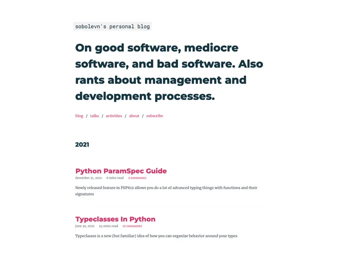 screenshot of Sobolevn.github.io