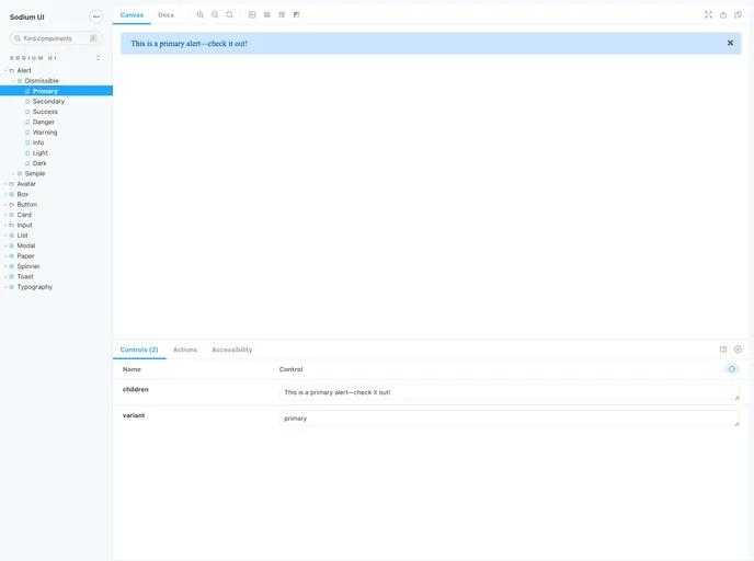 screenshot of Sodium UI