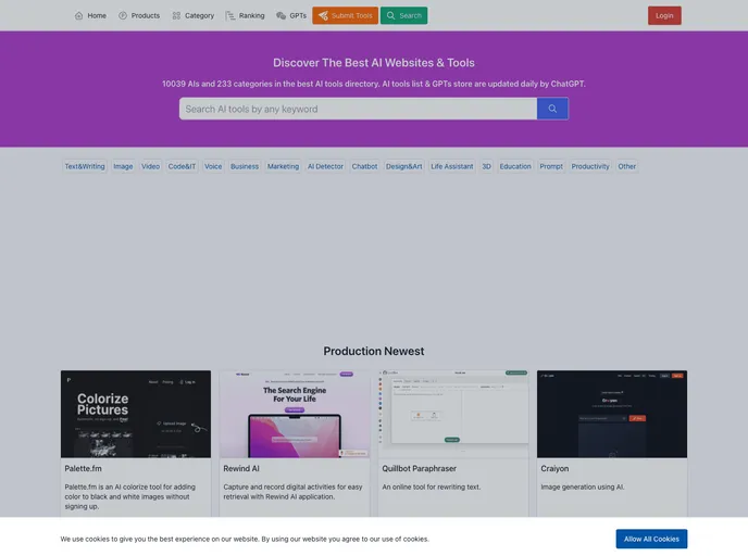 screenshot of Website Builder