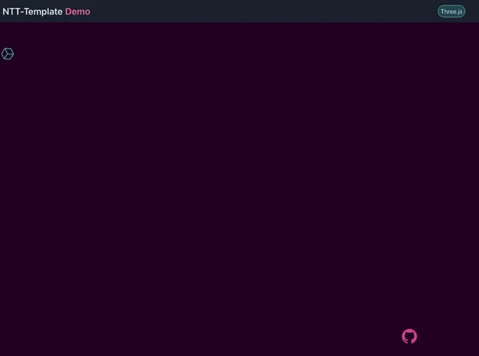 screenshot of NTT Template