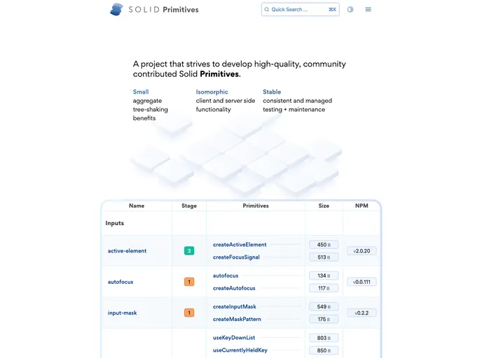 screenshot of Solid Primitives