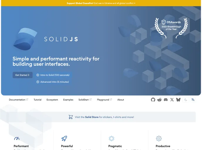screenshot of Solid Docs Legacy