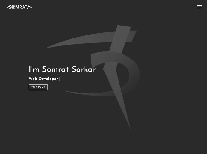 screenshot of Somrat Hugo Theme
