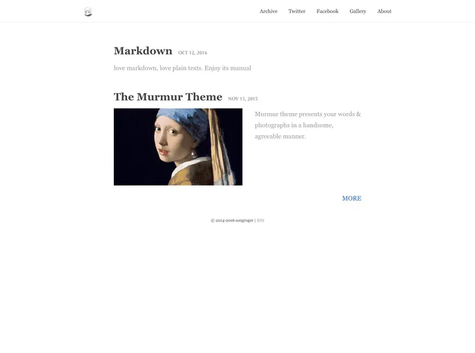 screenshot of Murmur