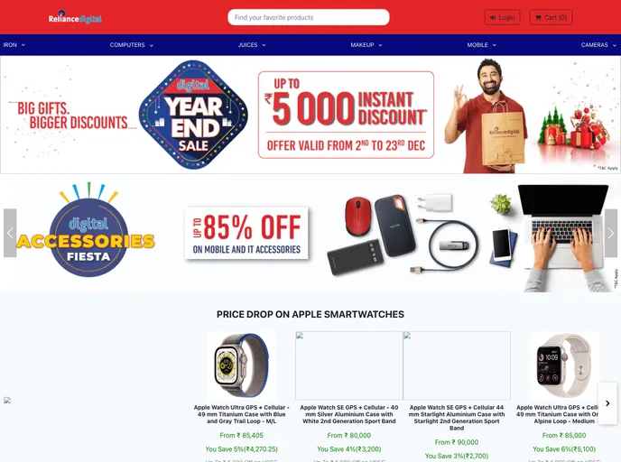 screenshot of R Mart