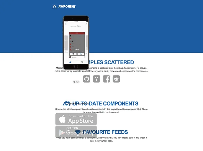 screenshot of Awponent