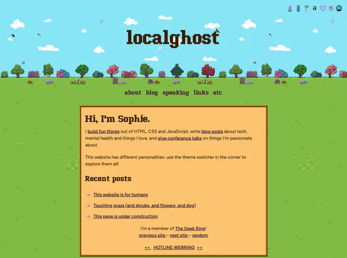 screenshot of Localghost