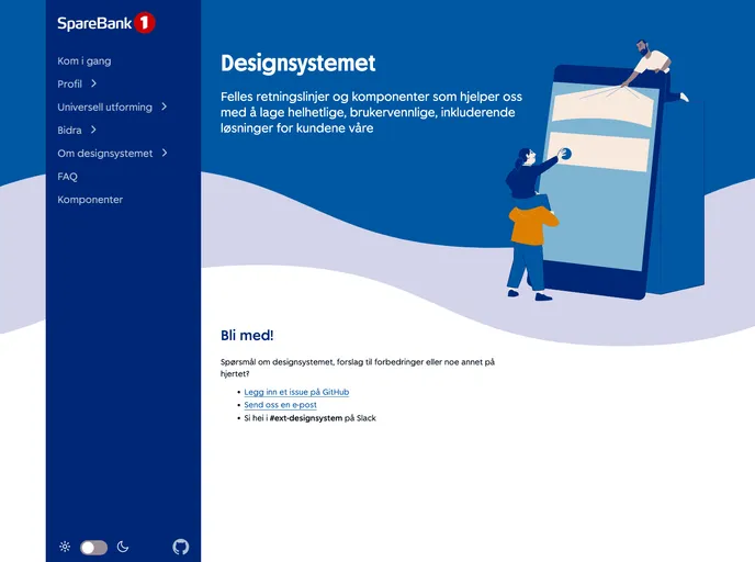 screenshot of Designsystem