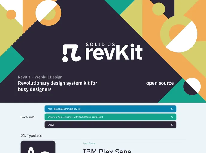 screenshot of Solid Rev Kit