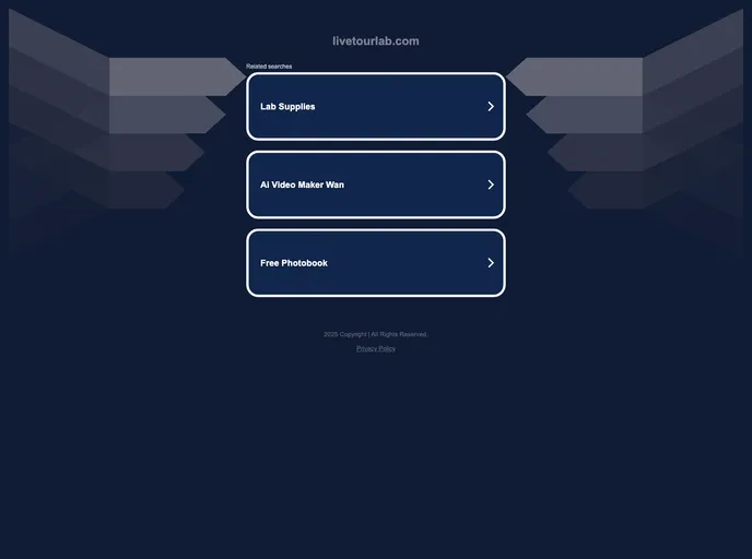 screenshot of Live Tour Lab