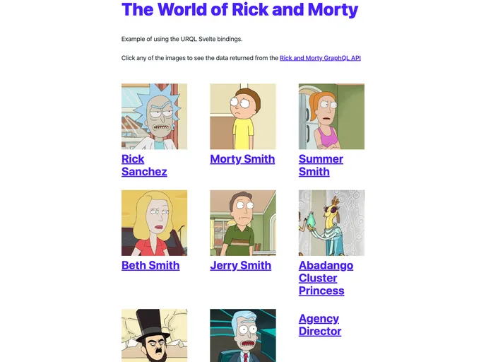 screenshot of Sveltekit With Urql