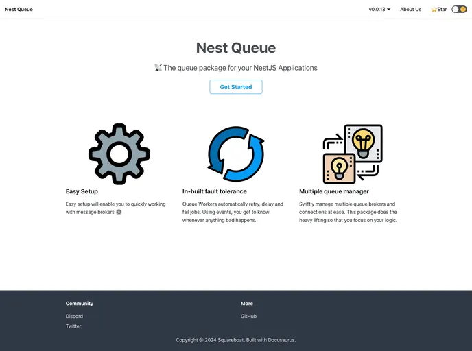 screenshot of Nest Queue