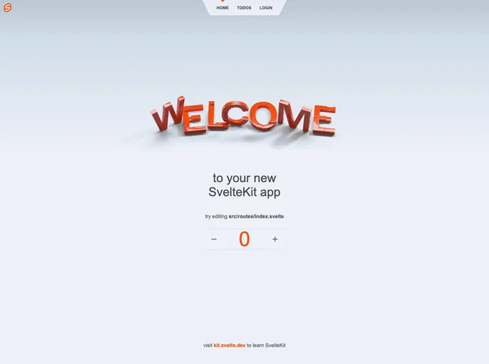 screenshot of Sveltekit Magic
