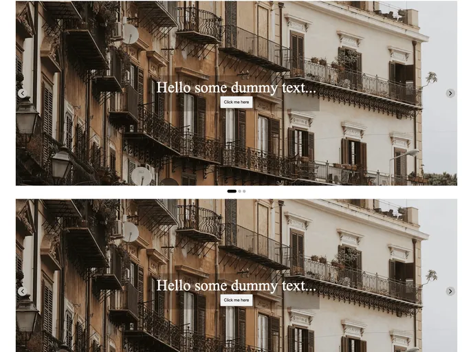 screenshot of React Rc Carousel