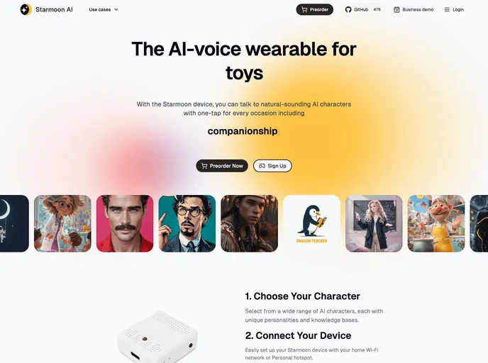 screenshot of Starmoon