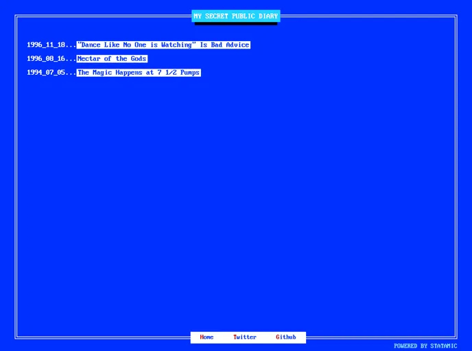 screenshot of Starter Kit Doogie Browser