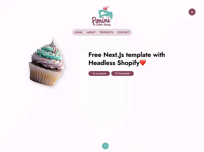 screenshot of Panini Cake