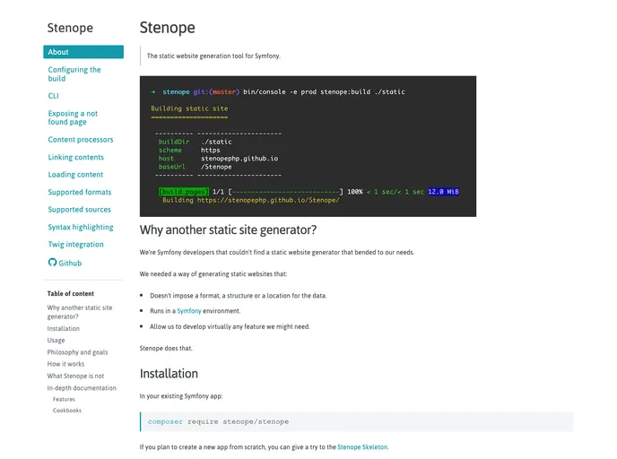 screenshot of Stenope