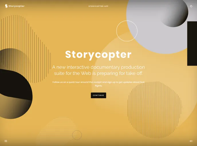 screenshot of Storycopter App