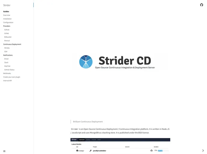 screenshot of Strider