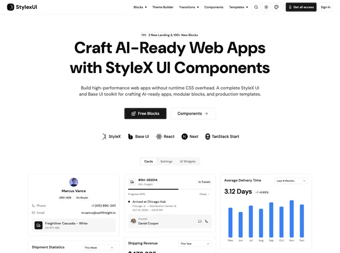 Stylexui screenshot